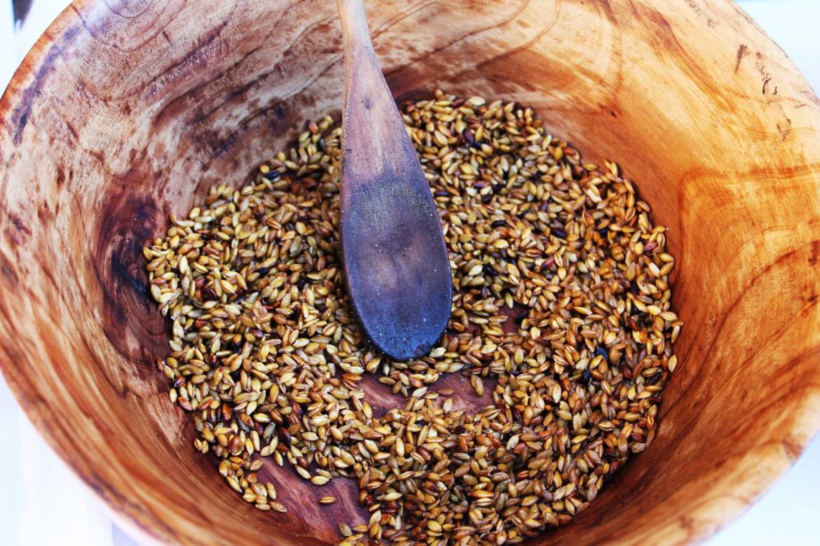 Farro con zucca