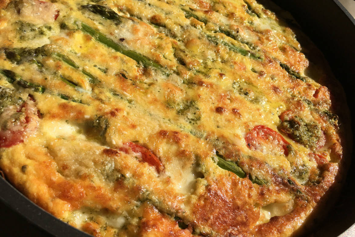 Uova con asparagi